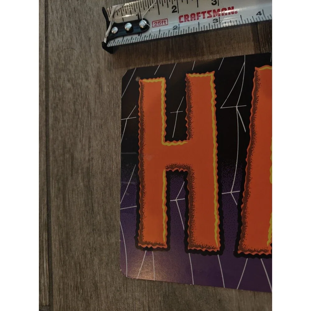 Vintage Halloween Die Cut Decorations Mummy/ Scream Glo In dark,Cat,Mummy,Banner